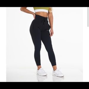 NVGTN Jet Black Joggers